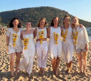 Yoga formation Goa India