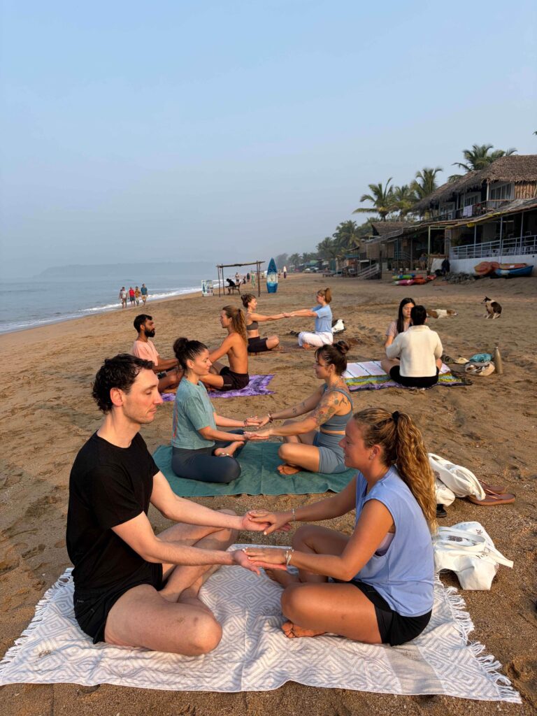 Agonda Beach in South Goa near Yoga Teacher Training