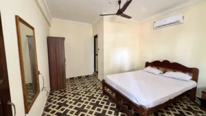 Air-conditioned room for yoga teacher training students in Goa