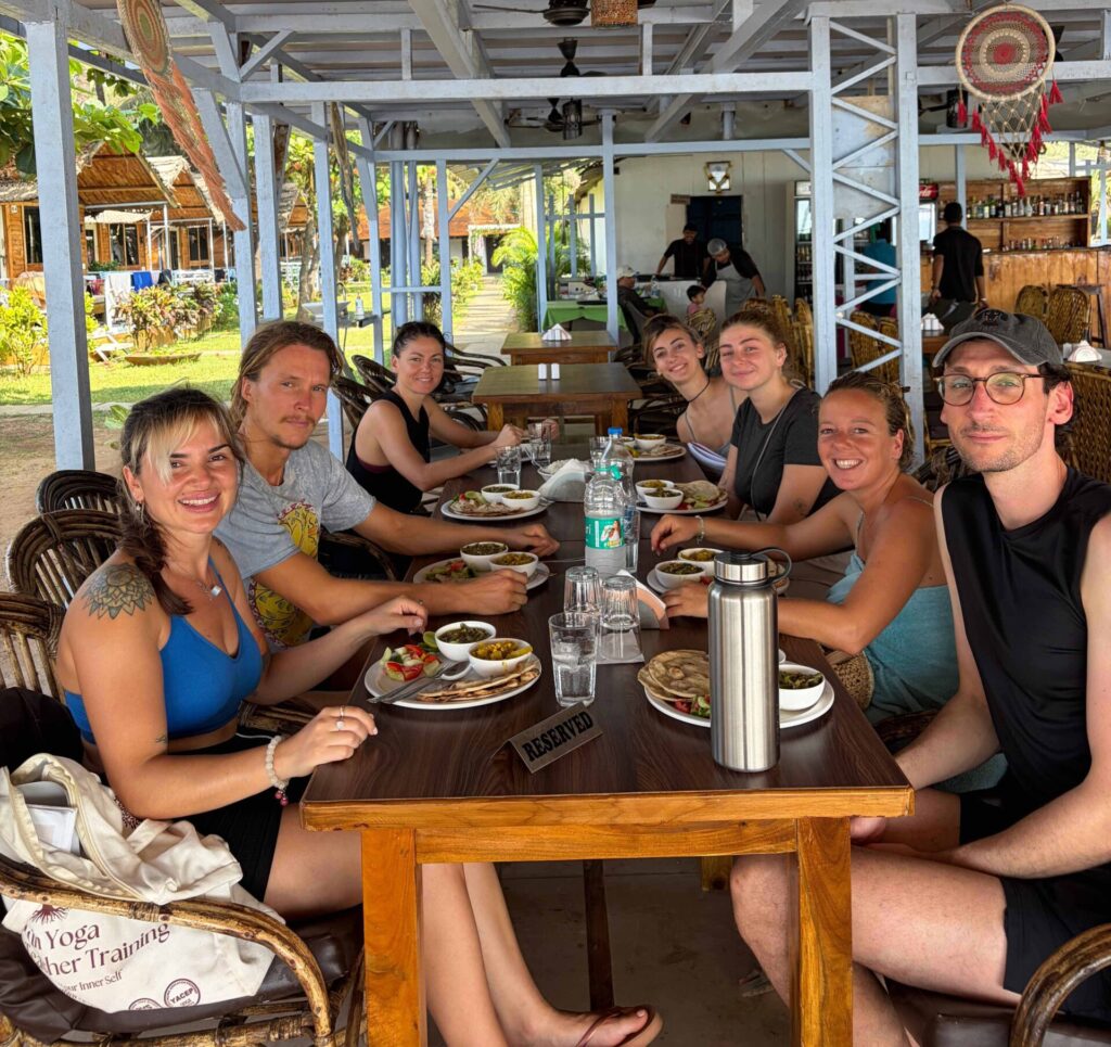 Lunch By the Agonda Beach 